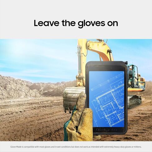 SAMSUNG Galaxy Tab Active5 Enterprise Edition 5G LTE Unlocked 8" 128GB Android Tablet for Industrial, Field Work, Advanced Security, Rugged Design, US Version, 2024, SM-X307UZGAN14, Black Green in Saudi Arabia