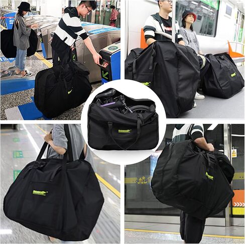 Pinprin للطي دراجة حقيبة حمل 20 بوصة السفر دراجة حقيبة التخزين الدراجة حمل حقيبة النقل ل دراجة هوائية جبلية in Kuwait