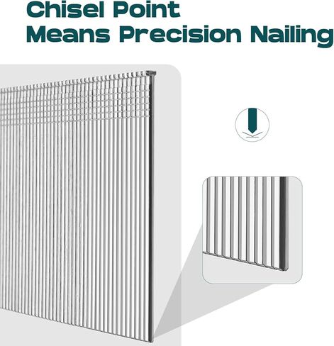 NEU MASTER 18 Gauge Brad Nails, 1000-Count Premium Quality Universal Brad Nail 1-9/16" & 2" for NFC55 & NBV5040 in Saudi Arabia