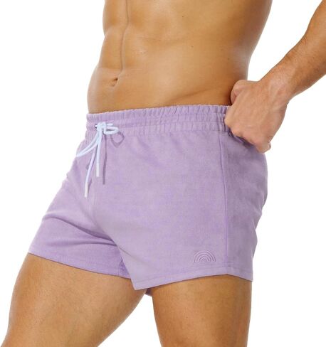 شورت رجالي من FIROTTII مقاس 7.62 سم، شورت رياضي قصير للتمرين للرجال in Kuwait
