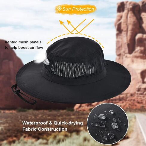 FEICUI Men Women Lightweight Booney Hat Vented Sun Hat Beach Summer Hat Sun Protection Hat Adjustable Outdoor Hat in Saudi Arabia