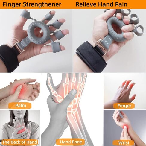 2Pcs Finger Strength Trainer,Forearm Trainer,The Hand Strength Trainer,Finger Flexion Extension Training,Finger Flexion Extension Exerciser,Grip Strength Exerciser in Saudi Arabia