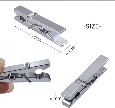 100 قطعة من المشابك البلاستيكية الصغيرة، دبابيس الملابس الصغيرة الخضراء، مشابك صور قوية وقوية لتعليق الصور والبطاقات البريدية والمذكرات وسلسلة أضواء الجنية التي يمكنك صنعها بنفسك in Kuwait
