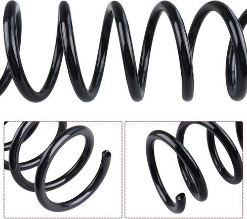 ZYFZZDS 2Pcs Rear Suspension Coil Spring Set Driver and Passenger Side Fit for 2005-2011 Ford Focus,Mazda 2004-2013 3 2009-2013 3 Sport # 3S415560AA in Saudi Arabia