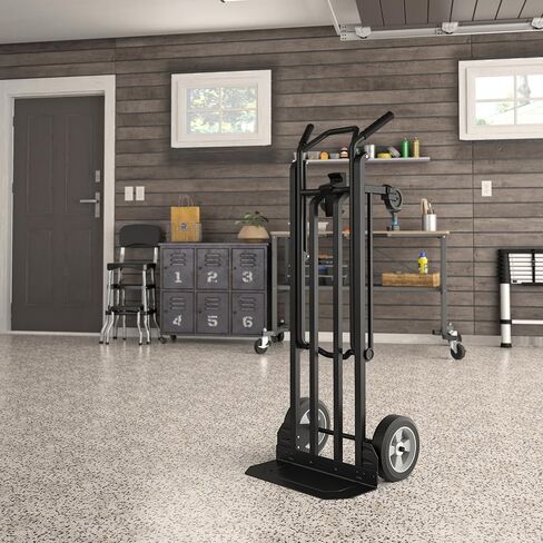 COSCO C217A12BLK1E Steel 2-in-1 Hand Truck (800 lb Weight Capacity, Black, 2 Positions) in Saudi Arabia