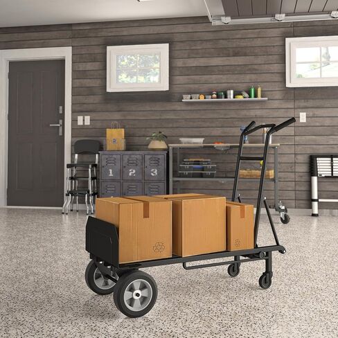 COSCO C217A12BLK1E Steel 2-in-1 Hand Truck (800 lb Weight Capacity, Black, 2 Positions) in Saudi Arabia