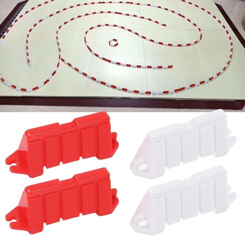 120Pcs RC Drift Race Road Barrier Plastic DIY Racing Track Road Barrier for RC Car Track Installation in Saudi Arabia