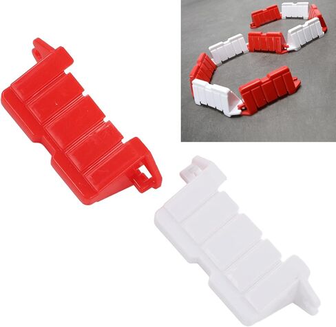 120Pcs RC Drift Race Road Barrier Plastic DIY Racing Track Road Barrier for RC Car Track Installation in Saudi Arabia