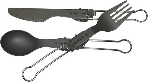 مجموعة أدوات مائدة قابلة للطي من التيتانيوم من فالتكان مكونة من 3 قطع in Kuwait