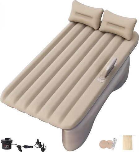 LMMINBZ المقعد الخلفي سرير السيارة، سرير التخييم المحمول، SUV، مرتبة هوائية قابلة للنفخ للسيارات في الهواء الطلق، والسفر، والتخييم، والنزهات، والشواطئ، مرتبة هوائية in Kuwait