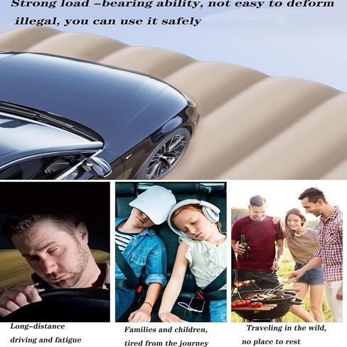 LMMINBZ المقعد الخلفي سرير السيارة، سرير التخييم المحمول، SUV، مرتبة هوائية قابلة للنفخ للسيارات في الهواء الطلق، والسفر، والتخييم، والنزهات، والشواطئ، مرتبة هوائية in Kuwait