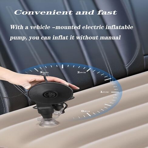 LMMINBZ المقعد الخلفي سرير السيارة، سرير التخييم المحمول، SUV، مرتبة هوائية قابلة للنفخ للسيارات في الهواء الطلق، والسفر، والتخييم، والنزهات، والشواطئ، مرتبة هوائية in Kuwait