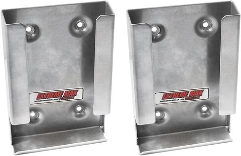 Extreme Max 5001.6148 Wall-Mount Aluminum Spark Plug Dispenser/Holder for Enclosed Race Trailer, Shop, Garage, Storage - Black in Kuwait