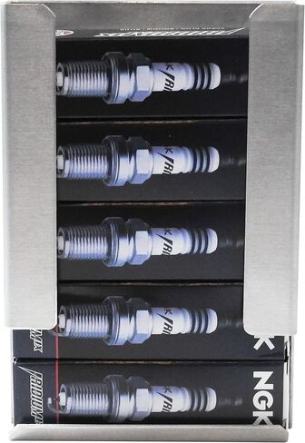 Extreme Max 5001.6148 Wall-Mount Aluminum Spark Plug Dispenser/Holder for Enclosed Race Trailer, Shop, Garage, Storage - Black in Kuwait