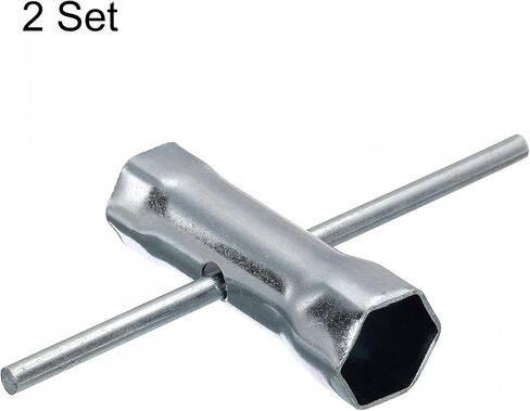 uxcell 17-19mm Ignition Spark Plug Spanner Dual-Ended Wrench Hex Socket 2 Pcs in Saudi Arabia