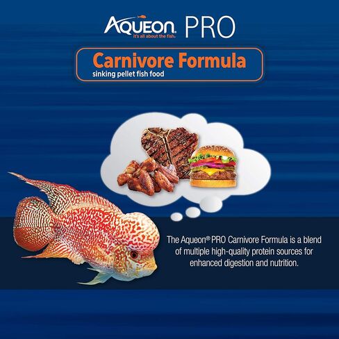 Aqueon PRO Pellet Fish Food Carnivore Formula 4.5 oz in Saudi Arabia
