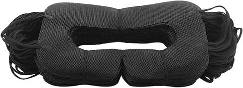 100 قطعة من قناع العين VR القابل للتصرف من YinQin، قناع غطاء سماعة الواقع الافتراضي، قناع العين الصحي VR، غطاء قناع العين الأسود VR، قناع غطاء سماعة الواقع الافتراضي المقاوم للتعرق، قناع العين العالمي للواقع الافتراضي (أسود) in Kuwait