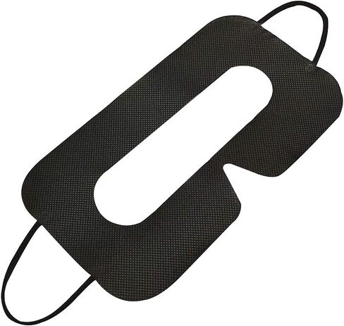 100 قطعة من قناع العين VR القابل للتصرف من YinQin، قناع غطاء سماعة الواقع الافتراضي، قناع العين الصحي VR، غطاء قناع العين الأسود VR، قناع غطاء سماعة الواقع الافتراضي المقاوم للتعرق، قناع العين العالمي للواقع الافتراضي (أسود) in Kuwait