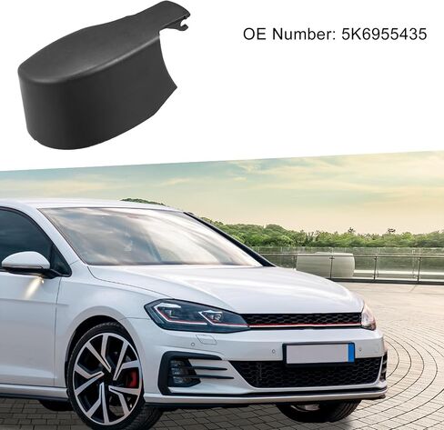 A ABSOPRO Rear Windshield Wiper Arm Nut 5K6955435 Wiper Blade Arm Cover Cap for Volkswagen Golf Alltrack 2017-2019 Plastic in Saudi Arabia