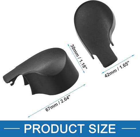 A ABSOPRO Rear Windshield Wiper Arm Nut 5K6955435 Wiper Blade Arm Cover Cap for Volkswagen Golf Alltrack 2017-2019 Plastic in Saudi Arabia