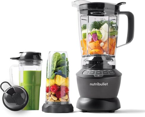 nutribullet Full-Size Blender Combo 1200W – NBF50500 - Dark Gray in Kuwait