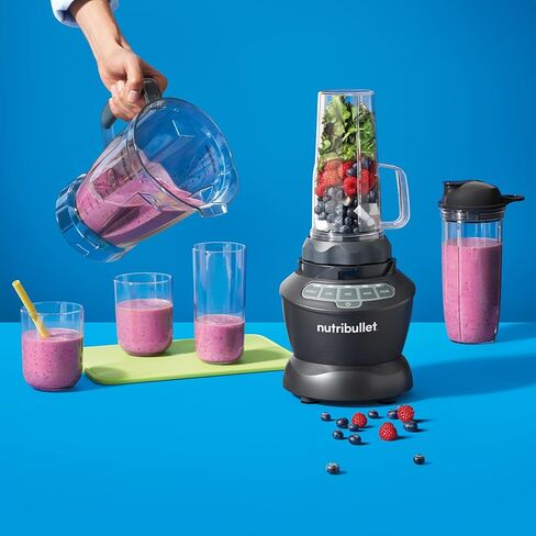 nutribullet Full-Size Blender Combo 1200W – NBF50500 - Dark Gray in Kuwait