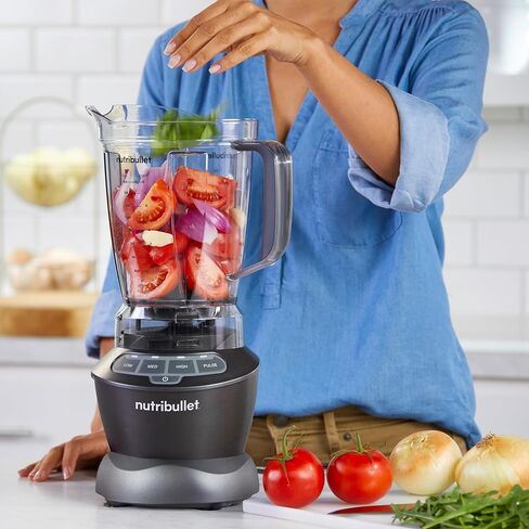 nutribullet Full-Size Blender Combo 1200W – NBF50500 - Dark Gray in Kuwait