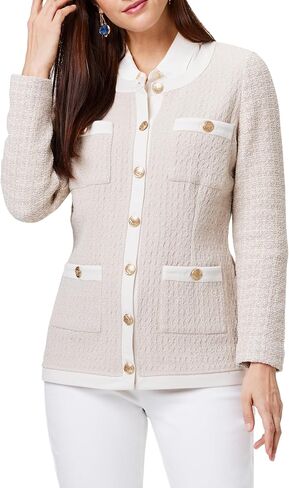 NIC+ZOE Women's Perfectly Polished Knit Jacket in Saudi Arabia