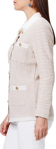 NIC+ZOE Women's Perfectly Polished Knit Jacket in Saudi Arabia