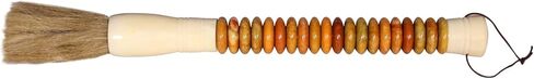Artissance AMCB030L-Y Jade Abacus Disk Large, 12 Inch Long, Yellow Calligraphy Brush in Kuwait