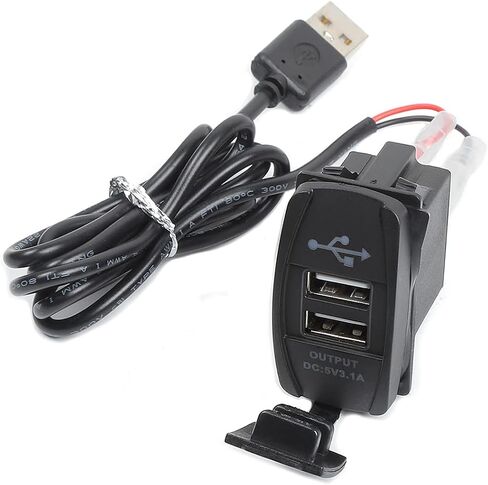 Savadicar Dual USB Car Charger Socket for GT-3 Shifter Storage Box Organizer in Saudi Arabia