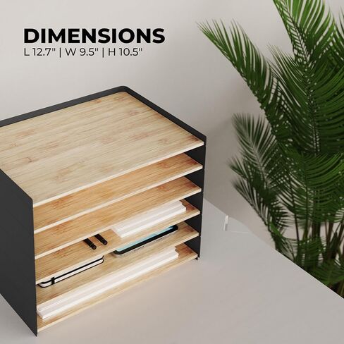 Prosumer's Choice 3-Tier Desktop Organizer, Desk Accessories - Letter Tray for Home or Office - Desk Organization with US Letter Paper Size Drawers for Folders, Mail Organizer, Document Holder in Kuwait