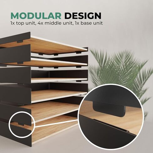 Prosumer's Choice 3-Tier Desktop Organizer, Desk Accessories - Letter Tray for Home or Office - Desk Organization with US Letter Paper Size Drawers for Folders, Mail Organizer, Document Holder in Kuwait