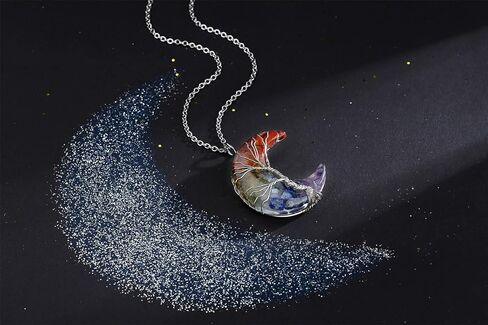 قلادة MAIBAOTA من الكريستال العلاجي 7 شقرا وسوار متعدد الألوان مقاس 8 مم in Kuwait