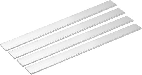 uxcell Square Aluminum Flat Bar, 4pcs 1/8" Thickness 1-3/16" Width 12" Length Square Aluminum Bar 6061 Aluminum Flat Plate, 3 x 30 x 305mm T6511 Solid New Mill Stock in Saudi Arabia