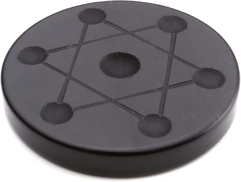 Jovivi Seven Star Group Natural Amethyst Chakra Crystal Sphere Ball with Black Obsidian Stand w/Box in Saudi Arabia