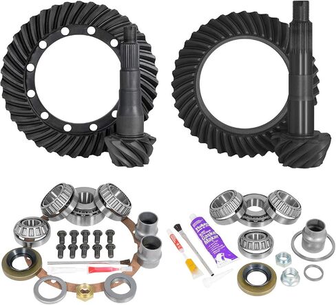 Ring & Pinion Gear Kit Package Front & Rear with Installation Kits fits Toyota 9.5/8R Differential (without Factory Locker) 5.29 Ratio in Saudi Arabia