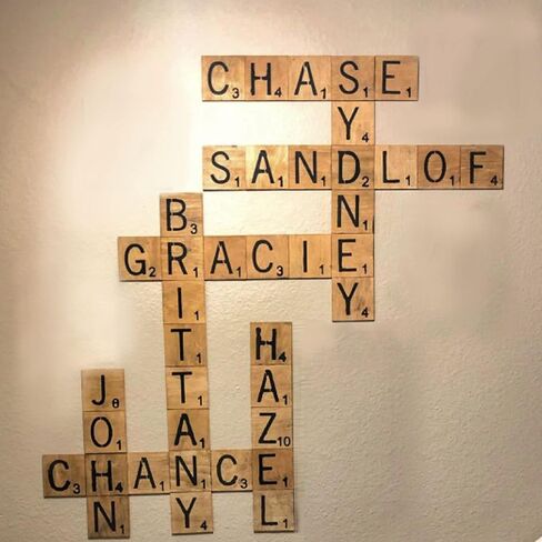 ZEONHEI 150 قطعة 4 × 4 بوصة قطع خشبية غير مكتملة، مربعات خشبية فارغة للحرف اليدوية، حروف البلاط الخربشة، اللوحة، قواعد الأكواب، ديكور المنزل in Kuwait