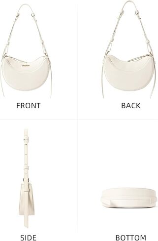 WESTBRONCO Crescent Shoulder Bags for Women Leather Crossbody Bag Designer Shoulder Handbags Purse Hobo bag in Saudi Arabia