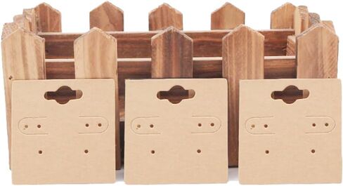 100 قطعة من بطاقات القرط، 2 بوصة بطاقات حامل عرض القرط لعرض القرط، بطاقات عرض المجوهرات للبيع، عرض المجوهرات المصنوعة يدويًا، التعبئة والتغليف، الحرف اليدوية (كرافت 100 قطعة) in Kuwait