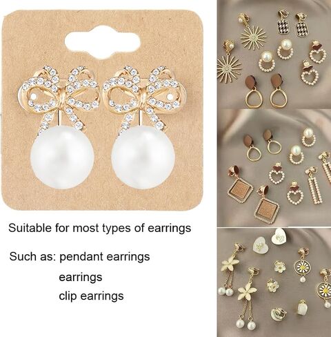 100 قطعة من بطاقات القرط، 2 بوصة بطاقات حامل عرض القرط لعرض القرط، بطاقات عرض المجوهرات للبيع، عرض المجوهرات المصنوعة يدويًا، التعبئة والتغليف، الحرف اليدوية (كرافت 100 قطعة) in Kuwait