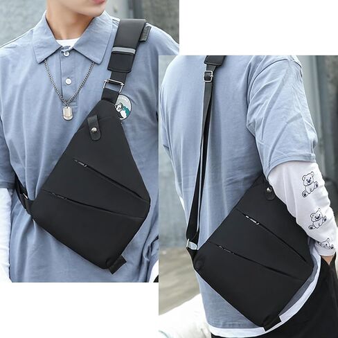 حقيبة سفر واندر بلس مضادة للسرقة، حقيبة صدر مقاومة للماء، حقيبة كتف متعددة الجيوب للرجال والنساء in Kuwait