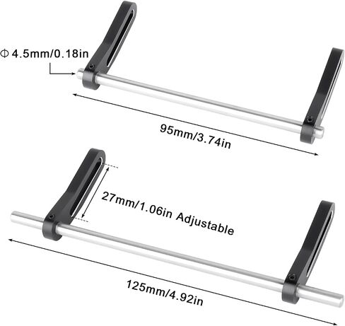 HobbyPark Adjustable Bumper Mounts Front & Rear for Traxxas TRX4 Axial SCX10 Element Enduro Redcat Gen 8 Gen7 Crawler (Blue) in Saudi Arabia