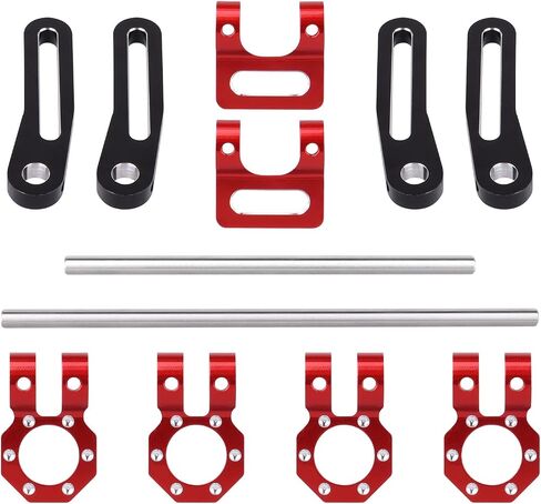 HobbyPark Adjustable Bumper Mounts Front & Rear for Traxxas TRX4 Axial SCX10 Element Enduro Redcat Gen 8 Gen7 Crawler (Blue) in Saudi Arabia