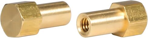 SCX24 Brass Wheel hex Hub Extenders 4pcs 8mm(+4mm) with Nuts 1.0 Wheel Rims Adapter for 1/24 RC Crawler SCX24 Bronco C10 Gladiator AX24 SCX24 Upgrades Accessories (SCX24 Brass Wheel hex Hub 8mm) in Saudi Arabia
