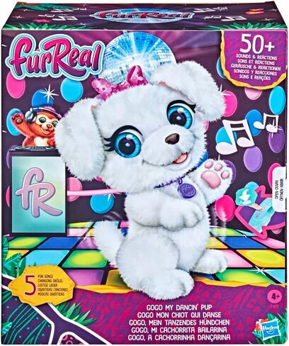 FurReal GoGo My Dancin' Pup Interactive Toy, Electronic Pet, Dancing Toy, 50+ Sounds and Reactions, 5 Different Songs, Ages 4 and Up in Kuwait