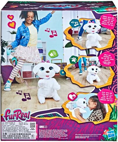 FurReal GoGo My Dancin' Pup Interactive Toy, Electronic Pet, Dancing Toy, 50+ Sounds and Reactions, 5 Different Songs, Ages 4 and Up in Kuwait