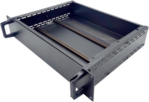 حامل حامل إلكتروني متعدد الأغراض من الألومنيوم بالكامل من Cheval مقاس 19 بوصة 2U-D2 (حجم الخزانة (مم): العرض 425 مم. × الارتفاع 83.1 مم. × الطول 335 مم.) حزمة مسطحة مع زوج واحد من الألومنيوم in Kuwait