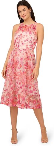 Adrianna Papell Women's Embroidered Fit and Flare in Saudi Arabia