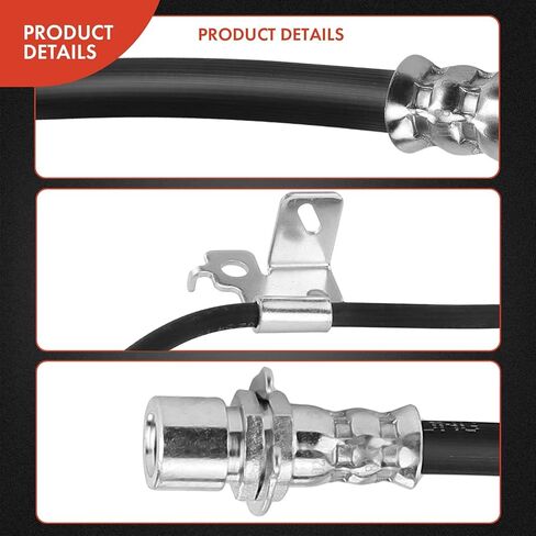 A-Premium Front Driver Brake Hydraulic Hose Compatible with Ford Models - For F-150 SVT Raptor 2010 2011 - Replace# AL3Z2078E in Saudi Arabia